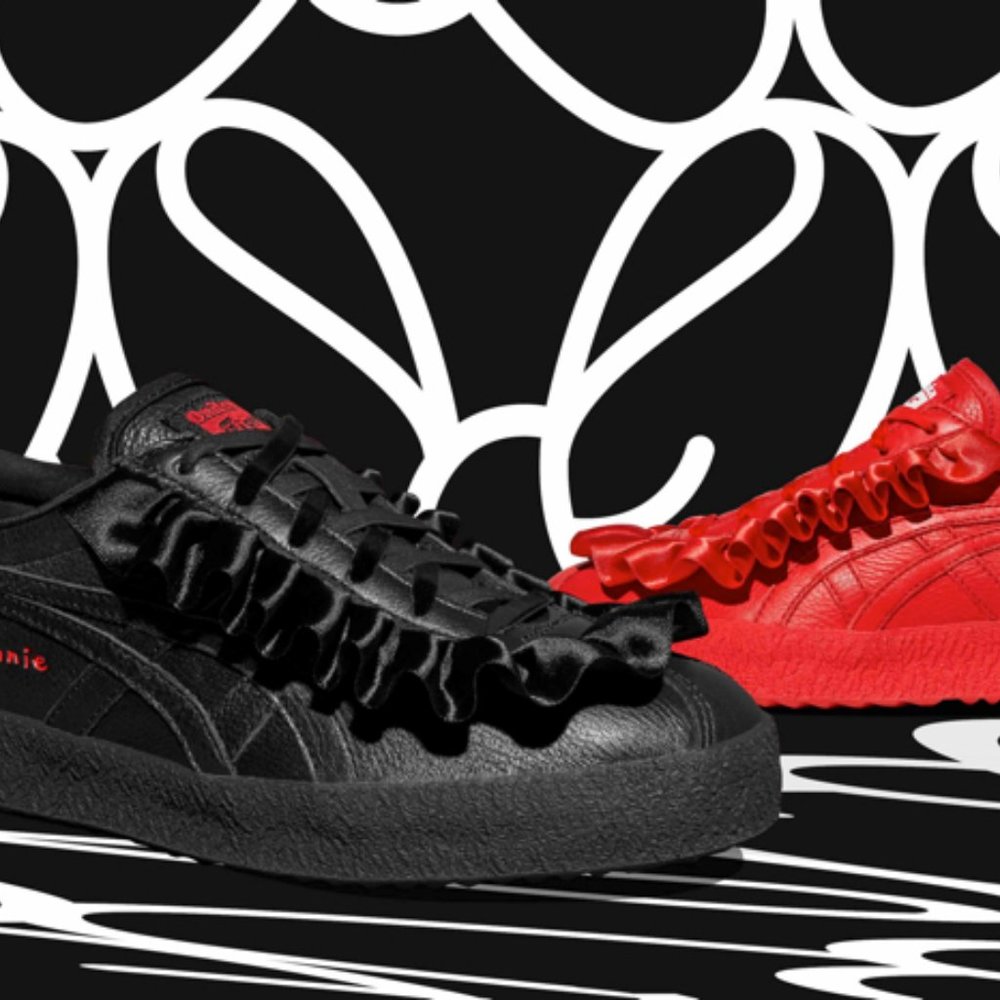 Onitsuka Tiger × Mickey & Minnie Mouse Collaborative Shoes NWT - Black 6.5